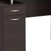 43" Espresso Computer Desk With Four Drawers