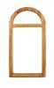 Brown Arch Accent Mirror