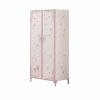 32" Purple and White Metal Standard Dresser/Chest
