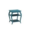 Pop Of Color Bow Leg Square End Or Side Table
