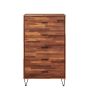 32" Brown Five Drawer Dresser