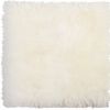 17" X 17" White Synthetic Solid Color Pad