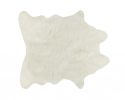 5' X 8' Super Soft Off White Faux Hide Area Rug