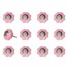 1.5" X 1.5" X 1.5" Pink Silver Asnd Red Knobs 12 Pack