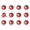 1.5" X 1.5" X 1.5" Pink Red And Green  Knobs 12 Pack