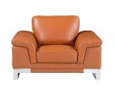 32" Camel Lovely Leather Chair