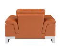 32" Camel Lovely Leather Chair