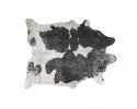 72" X 84" Silver Black & White Cowhide  Rug