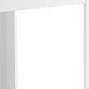 36" White Double Pedestal Base Dining Table