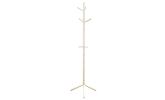 16.25" X 16.25" X 69" White Solid Wood  Coat Rack