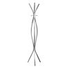12" X 18" X 72" Silver  Metal  Coat Rack