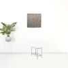24" White And Silver Console Table With Storage