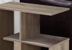 11.5" X 23.5" X 24" Dark Taupe Particle Board Laminate  Kitchen Cart
