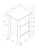 24" Black Nightstand