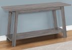 15.75" X 42" X 22.5" Grey Particle Board Laminate TV Stand
