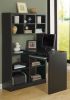 38" Dark Brown Solid Manufactured Wood L Shape Computer Desk