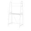 18" White Ladder Desk