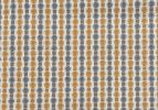 18" X 18" Gray and Gold Polyester Striped Zippered Pillow