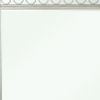 42" Silver Framed Dresser Mirror