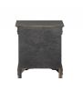 24" Gray Two Drawers Nightstand