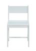 Classic White Wooden Stationary Chair