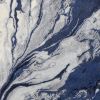 7' X 10'  Polypropylene Blue Area Rug