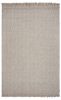 8'X10' Oatmeal Beige Hand Woven Herringbone Indoor Area Rug