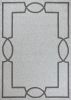 8'X11' Oatmeal Ivory Hand Hooked Uv Treated Bordered Indoor Outdoor Area Rug