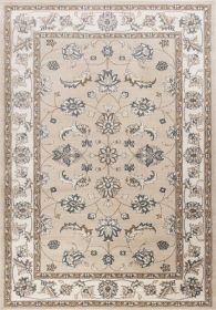 9' X 12'  Polypropylene Beige Or  Ivory  Area Rug
