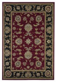 9' X 13'  Polypropylene Red Or  Black Area Rug