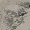 9' X 13'  Polyester Silver Area Rug