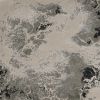 9' X 13'  Polyester Silver Area Rug